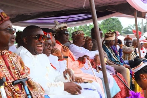 OBA sharing a moment with guests